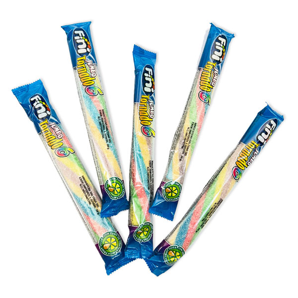 Jumbo Tornado 5er Pack, saurer Fruchtgummi, gefüllt, 18cm, 250g Jumbo Tornado 5er Pack, saurer Fruchtgummi, gefüllt, 18cm, 250g von Tri d'Aix GmbH