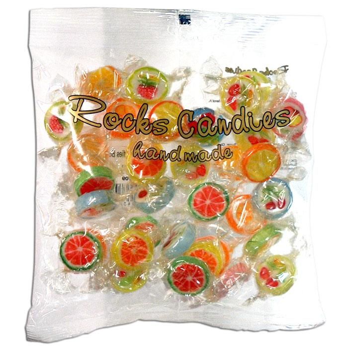 Rocks Bonbons, verschiedene bunte Frucht-Motive und Geschmacksrichtungen,30 Stk, 142g-Beutel von Tri d&#039;Aix GmbH