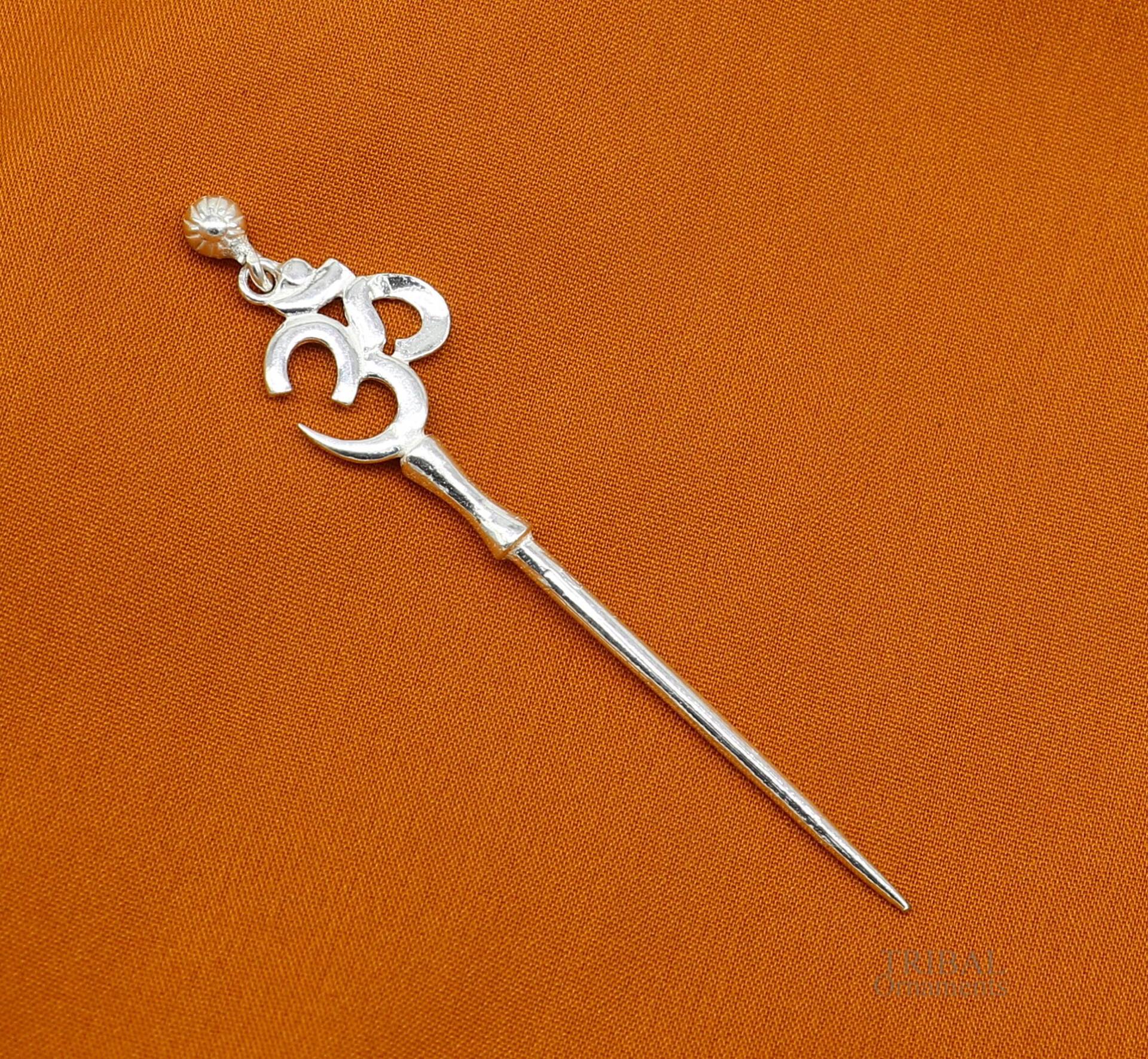 3" Zoll Lange Handgemachte Massive Sterling Silber Kum Sticks, Eyeliner Stick, Kajal Surma Braut Vintage Stil Geschenk Su622 3" Zoll Lange Handgemachte Massive Sterling Silber Kum Sticks, Eyeliner Stick, Kajal Surma Braut Vintage Stil Geschenk Su622 von TribalOrnaments