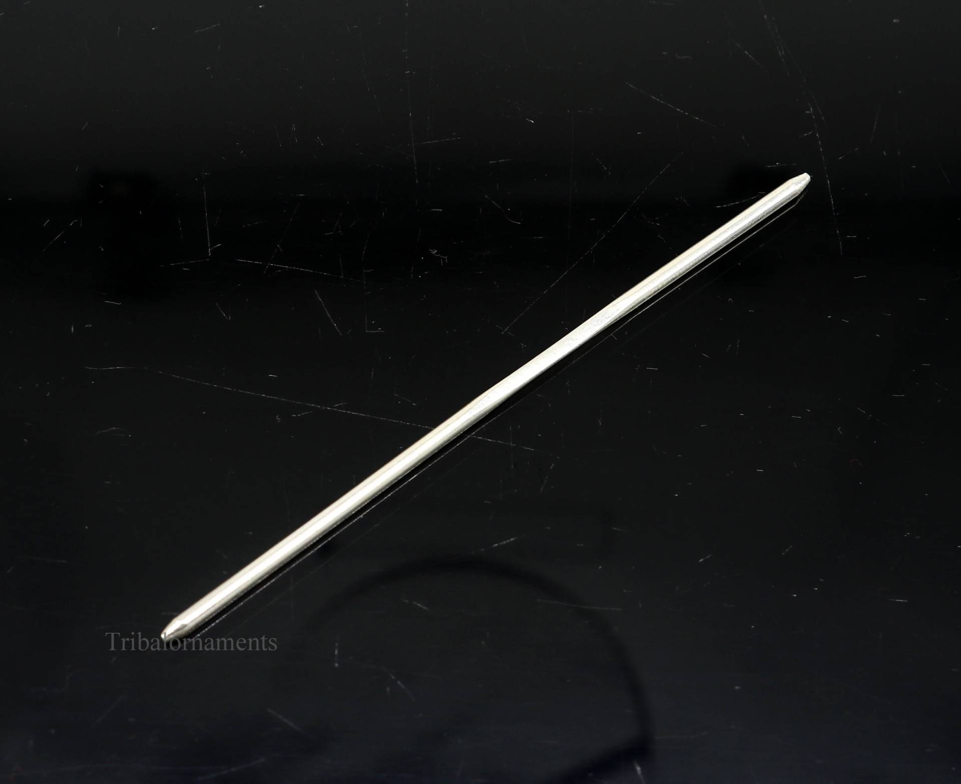 4"Zoll Lange Handgemachte Massive Sterling Silber Eyeliner Stick, Kajal Sticks, Surma Fabelhafte Bräute Vintage Stil Geschenk Su469 4"Zoll Lange Handgemachte Massive Sterling Silber Eyeliner Stick, Kajal Sticks, Surma Fabelhafte Bräute Vintage Stil Geschenk Su469 von TribalOrnaments