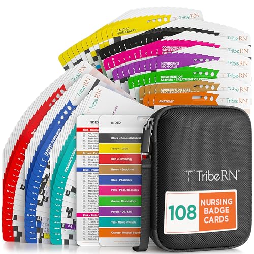 2019 PocketGuru-Set von Tribe RN – 85 Referenzkarten für Krankenschwestern im Taschenformat – Bonus Krankenpflege-Spickzettel, perfektes Geschenk für Krankenschwestern oder Krankenpfleger – Studium 2019 PocketGuru-Set von Tribe RN – 85 Referenzkarten für Krankenschwestern im Taschenformat – Bonus Krankenpflege-Spickzettel, perfektes Geschenk für Krankenschwestern oder Krankenpfleger – Studium von Tribe RN