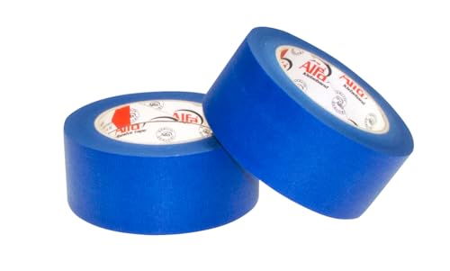 2x Blue Tape blau 50 mm x 50 m blaues Klebeband/Kreppband für den 3D-Druck Malerkreppband von Trijexx