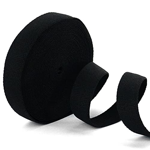 Trimit Baumwoll-Gurtband, 10-Meter-Rolle, 40 mm breit, schwarz Trimit Baumwoll-Gurtband, 10-Meter-Rolle, 40 mm breit, schwarz von Trimz