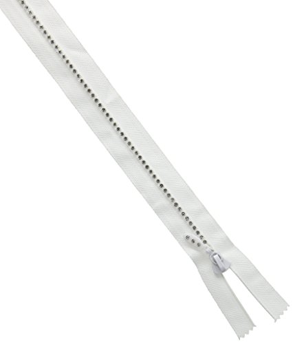 Trimit Strass Reißverschluss 30 cm – Diamant Effekt Zip – weiß Trimit Strass Reißverschluss 30 cm – Diamant Effekt Zip – weiß von Trimit