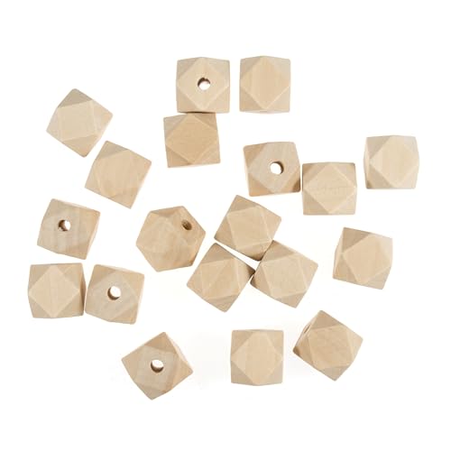 Trimits 50 x 20 mm Holzperlen mit 5 mm Lochmitte von Trimits