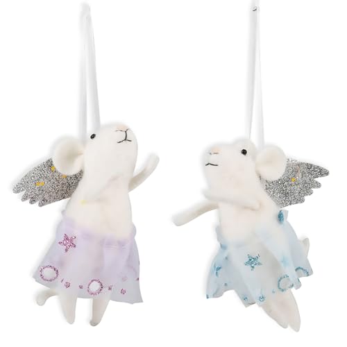 Trimits Festliche Maus DIY Bastelset, Nadelfilz Set mit Anleitung und Wollfilz - Weihnachtsdeko, Weihnachtsdeko Set, Christbaumschmuck, Weihnachtskugeln, selbstgemachtes Geschenk Trimits Festliche Maus DIY Bastelset, Nadelfilz Set mit Anleitung und Wollfilz - Weihnachtsdeko, Weihnachtsdeko Set, Christbaumschmuck, Weihnachtskugeln, selbstgemachtes Geschenk von Trimits