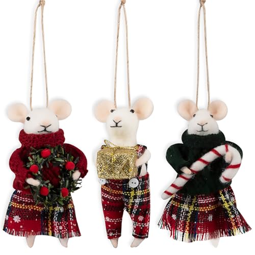 Trimits Festliche Maus DIY Bastelset, Nadelfilz Set mit Anleitung und Wollfilz - Weihnachtsdeko, Weihnachtsdeko Set, Christbaumschmuck, Weihnachtskugeln, selbstgemachtes Geschenk Trimits Festliche Maus DIY Bastelset, Nadelfilz Set mit Anleitung und Wollfilz - Weihnachtsdeko, Weihnachtsdeko Set, Christbaumschmuck, Weihnachtskugeln, selbstgemachtes Geschenk von Trimits