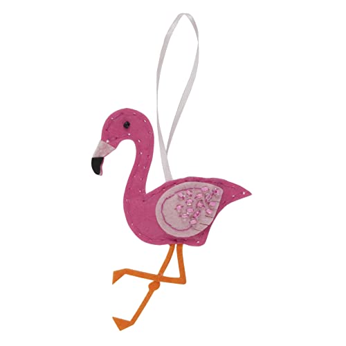 Trimits Filz-Deko-Set: Flamingo, Einheitsgröße von HI-TACK