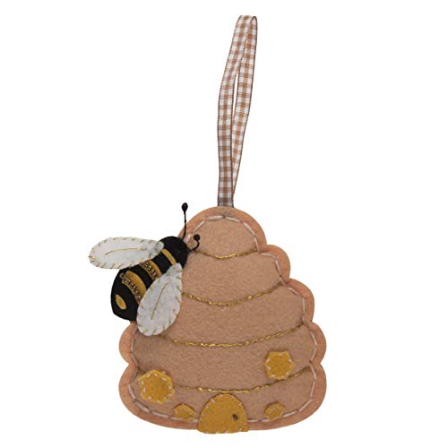 Trimits GCK059 Filz-Dekorationsset Bienenenstock, 10 x 10 cm von Trimits