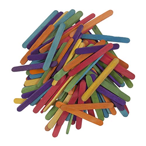 Trimits Lolly Pop Sticks Mini, Holz, mehrfarbig, 55 x 5,5 x 2 mm von Trimits