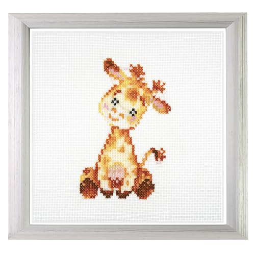 Trimits Mini-Kreuzstich-Set, 13 x 13 cm, Giraffe Trimits Mini-Kreuzstich-Set, 13 x 13 cm, Giraffe von Trimits