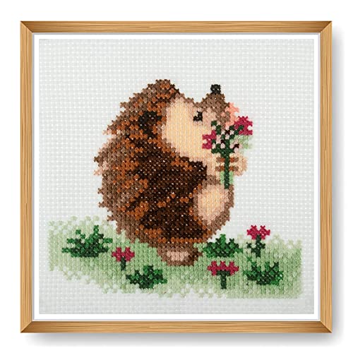 Trimits Mini-Kreuzstich-Set, Igel, 13 x 13 cm Trimits Mini-Kreuzstich-Set, Igel, 13 x 13 cm von Trimits