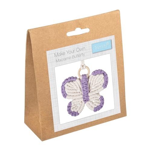 Trimits Stellen Sie Ihr eigenes Makramee-Dekorationsset her - Schmetterling Trimits Stellen Sie Ihr eigenes Makramee-Dekorationsset her - Schmetterling von Trimits