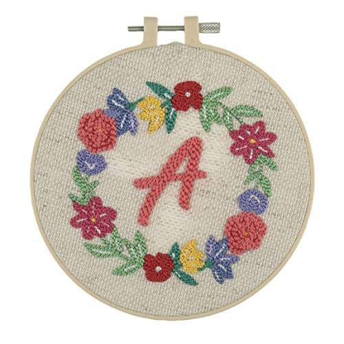 Trimits Sticknadel-Set, 15,2 cm, florales Monogramm von Trimits