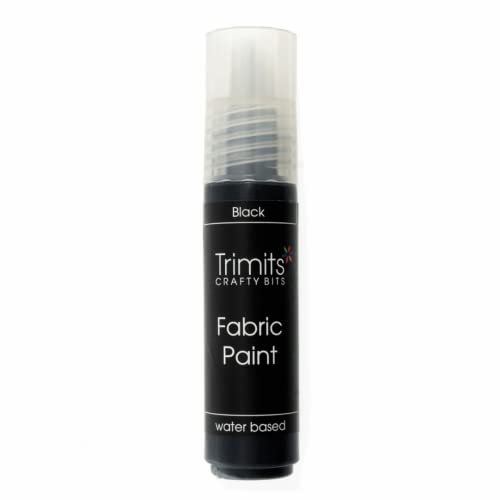 Trimits Textilmalstift, Schwarz, 20 ml Trimits Textilmalstift, Schwarz, 20 ml von Trimits