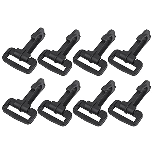 KAM 30 Stück Kunststoff Drehgelenk Karabinerverschluss Trigger Clips Rotary Buckle Haken für Rucksack, Gurtband, Reisetasche, Handtasche, Haustierhalsband, 30 mm, Schwarz KAM 30 Stück Kunststoff Drehgelenk Karabinerverschluss Trigger Clips Rotary Buckle Haken für Rucksack, Gurtband, Reisetasche, Handtasche, Haustierhalsband, 30 mm, Schwarz von Trimming Shop
