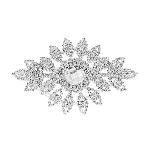 Strassstein Diamant Silber Hochzeit Zum Aufnähen Motiv Kristall 68 von Trimming Shop