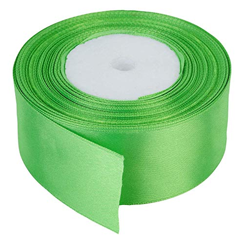 Trimming Shop Doppelseitiges Satinband aus Polyester, 40 mm x 25 Meter, für Stoff, Bastelarbeiten, Schleifen, Geschenkverpackungen, Hochzeitsdekorationen, Grün Trimming Shop Doppelseitiges Satinband aus Polyester, 40 mm x 25 Meter, für Stoff, Bastelarbeiten, Schleifen, Geschenkverpackungen, Hochzeitsdekorationen, Grün von Trimming Shop