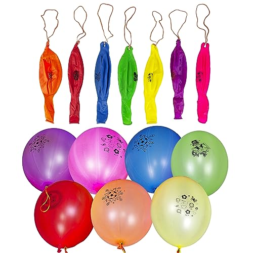 Trimming Shop 12 Inch Groß Punch Luftballon,Kinder Luftballon Farben,10Pcs Latex Ballon für Dekoration,Party Gefallen,Bedruckt für Geburtstag,Hochzeit,Party Zubehör,Mitgebseltüte Füller von Trimming Shop