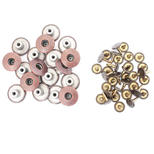 Trimming Shop 14mm Messing Jeans Knopf, langlebige Reißverschluss Knöpfe mit Rückenstiften Niet für die Reparatur von Kleidung, Jeans, Jacken, Röcke, Kupfer, 10 Stück Set Trimming Shop 14mm Messing Jeans Knopf, langlebige Reißverschluss Knöpfe mit Rückenstiften Niet für die Reparatur von Kleidung, Jeans, Jacken, Röcke, Kupfer, 10 Stück Set von Trimming Shop