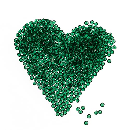 Trimming Shop 2.5mm Kleiner Diamant Acryl Streu, Konfetti Kristalle Hochzeit Braut Dusche und Geburtstag Party Dekoration 4000 Stück - Smaragd-grün Trimming Shop 2.5mm Kleiner Diamant Acryl Streu, Konfetti Kristalle Hochzeit Braut Dusche und Geburtstag Party Dekoration 4000 Stück - Smaragd-grün von Trimming Shop