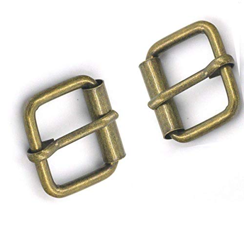 Trimming Shop 25mm quadratische Metallschnallen aus Bronze für Schuhe, Stiefel, Taschen & Accessoires, Lederhandwerk, Gurtband - robust, leicht, 2er Pack Trimming Shop 25mm quadratische Metallschnallen aus Bronze für Schuhe, Stiefel, Taschen & Accessoires, Lederhandwerk, Gurtband - robust, leicht, 2er Pack von Trimming Shop