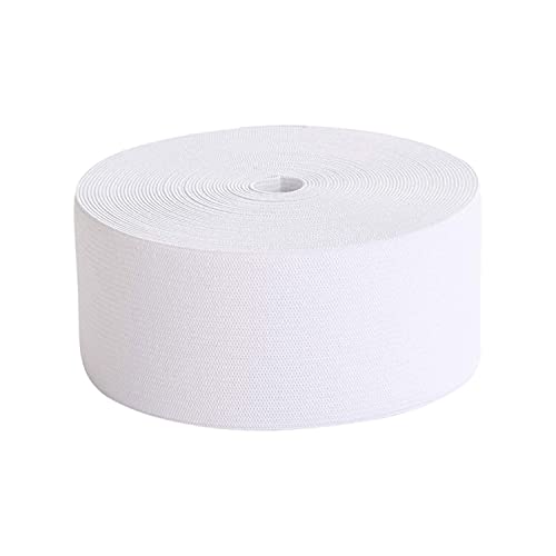 Trimming Shop 50 mm breites flaches Gummiband, dehnbares Taillenband, elastische Schnur zum Nähen von Kleidung, Kleidungsstücken, Schneidern, DIY Bastelprojekten, Weiß, 1 Meter Trimming Shop 50 mm breites flaches Gummiband, dehnbares Taillenband, elastische Schnur zum Nähen von Kleidung, Kleidungsstücken, Schneidern, DIY Bastelprojekten, Weiß, 1 Meter von Trimming Shop