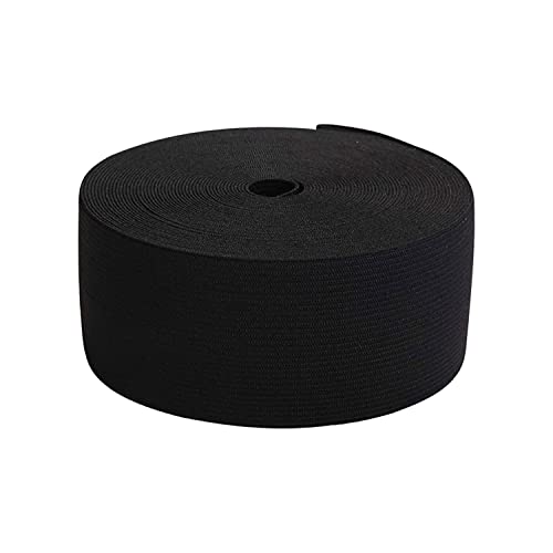 Trimming Shop 50 mm breites flaches Gummiband, dehnbares Taillenband, elastische Schnur zum Nähen von Kleidung, Kleidungsstücken, Schneidern, DIY Bastelprojekten, Schwarz, 1 Meter Trimming Shop 50 mm breites flaches Gummiband, dehnbares Taillenband, elastische Schnur zum Nähen von Kleidung, Kleidungsstücken, Schneidern, DIY Bastelprojekten, Schwarz, 1 Meter von Trimming Shop
