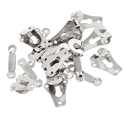 Trimming Shop 9mm Silber Haken Und BAR Verschluss Verschlüsse für Hose,Röcke, Tunika, Unterwäsche, Zwei Teile Klemmen, 10pcs Trimming Shop 9mm Silber Haken Und BAR Verschluss Verschlüsse für Hose,Röcke, Tunika, Unterwäsche, Zwei Teile Klemmen, 10pcs von Trimming Shop