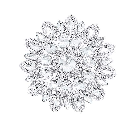 Trimming Shop Aufnäher mit Strasssteinen für Erwachsene, ideal für Hochzeitskleid, Casual oder formelle Kleidung, modisches Accessoire, 65 mm A502, Silber, 100 mm Trimming Shop Aufnäher mit Strasssteinen für Erwachsene, ideal für Hochzeitskleid, Casual oder formelle Kleidung, modisches Accessoire, 65 mm A502, Silber, 100 mm von Trimming Shop