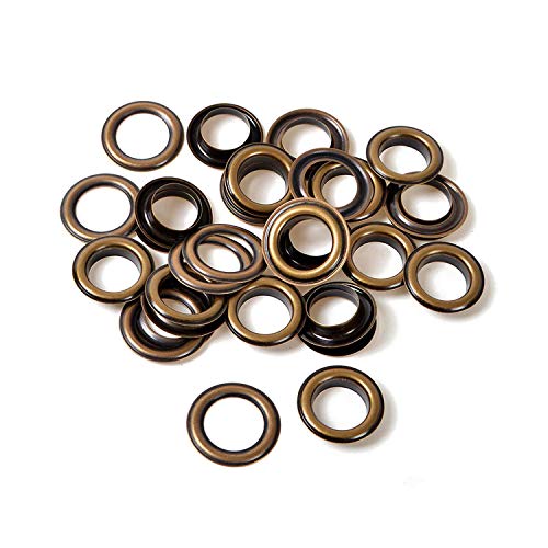 Trimming Shop Bronze 16mm Eisentülle mit Unterlegscheiben für Kleidung, Lederarbeiten, Scrapbooking, Kunst und Handwerk, DIY-Projekte, 50 Stück Trimming Shop Bronze 16mm Eisentülle mit Unterlegscheiben für Kleidung, Lederarbeiten, Scrapbooking, Kunst und Handwerk, DIY-Projekte, 50 Stück von Trimming Shop