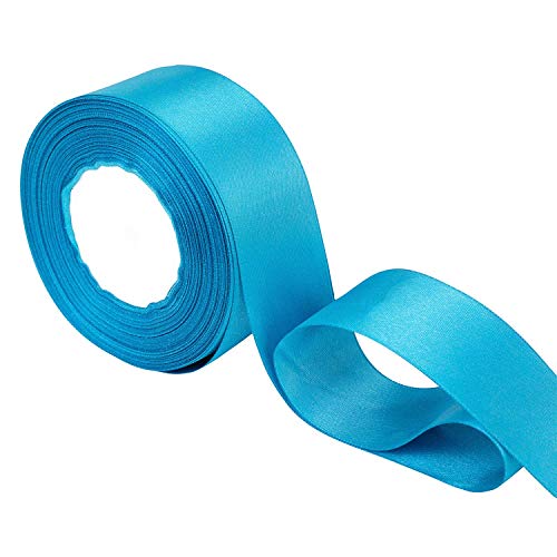 Trimming Shop Doppelseitiges Satinband aus Polyester, 25 mm x 25 Meter, für Stoff, Bastelarbeiten, Schleifen, Geschenkverpackungen, Hochzeitsdekorationen, Türkisblau Trimming Shop Doppelseitiges Satinband aus Polyester, 25 mm x 25 Meter, für Stoff, Bastelarbeiten, Schleifen, Geschenkverpackungen, Hochzeitsdekorationen, Türkisblau von Trimming Shop