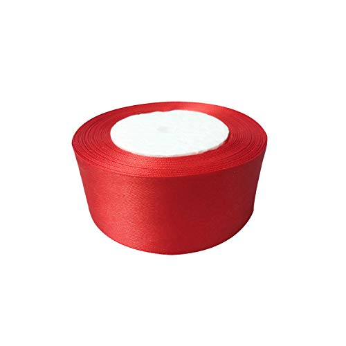 Trimming Shop Doppelseitiges Satinband aus Polyester, 40 mm x 25 Meter, für Stoff, Bastelarbeiten, Schleifen, Geschenkverpackungen, Hochzeits- und Heimdekorationen, Rot Trimming Shop Doppelseitiges Satinband aus Polyester, 40 mm x 25 Meter, für Stoff, Bastelarbeiten, Schleifen, Geschenkverpackungen, Hochzeits- und Heimdekorationen, Rot von Trimming Shop