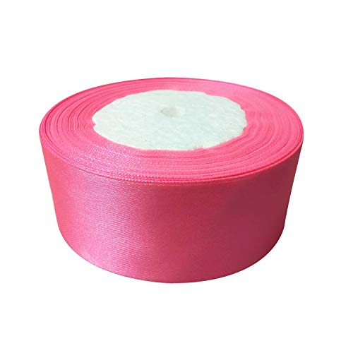 Trimming Shop Doppelseitiges Satinband aus Polyester, 40 mm x 25 Meter, für Stoff, Bastelarbeiten, Schleifen, Geschenkverpackungen, Hochzeitsdekorationen, Rosenrosa Trimming Shop Doppelseitiges Satinband aus Polyester, 40 mm x 25 Meter, für Stoff, Bastelarbeiten, Schleifen, Geschenkverpackungen, Hochzeitsdekorationen, Rosenrosa von Trimming Shop