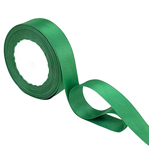 Trimming Shop Doppelseitiges Satinband aus Polyester für Geschenkverpackung, Dekoration, Kunst, Handwerk, Hochzeit, Geburtstag, Feier, Grün, 22 mm x 22 m Trimming Shop Doppelseitiges Satinband aus Polyester für Geschenkverpackung, Dekoration, Kunst, Handwerk, Hochzeit, Geburtstag, Feier, Grün, 22 mm x 22 m von Trimming Shop