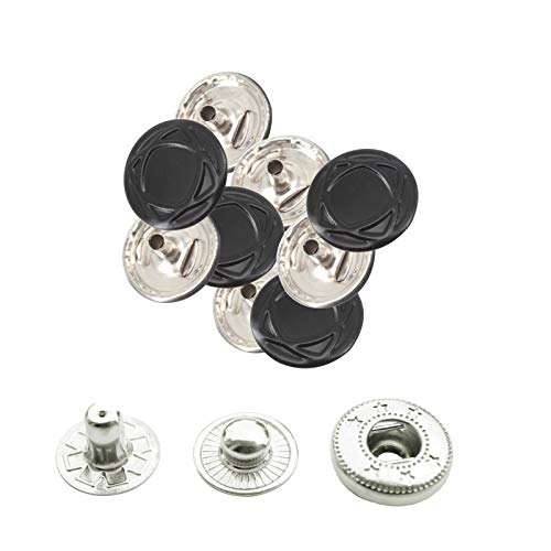 Trimming Shop Druckknöpfe mit S-Design, 15 mm, 4-teilig, langlebig und leicht, Metallknöpfe für Jacken, Jeans, Lederhandwerk, Gurte und Nähprojekte, Kleidungsreparatur, 10 Stück Trimming Shop Druckknöpfe mit S-Design, 15 mm, 4-teilig, langlebig und leicht, Metallknöpfe für Jacken, Jeans, Lederhandwerk, Gurte und Nähprojekte, Kleidungsreparatur, 10 Stück von Trimming Shop