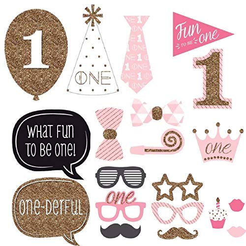 Trimming Shop Fotorequisiten zum 1. Geburtstag, 20 Stück, Geburtstagsparty-Requisiten, 1. Geburtstag, Party, Feier, Zubehör für DIY, lustige Selfie-Fotografie, Partygeschenke Trimming Shop Fotorequisiten zum 1. Geburtstag, 20 Stück, Geburtstagsparty-Requisiten, 1. Geburtstag, Party, Feier, Zubehör für DIY, lustige Selfie-Fotografie, Partygeschenke von Trimming Shop