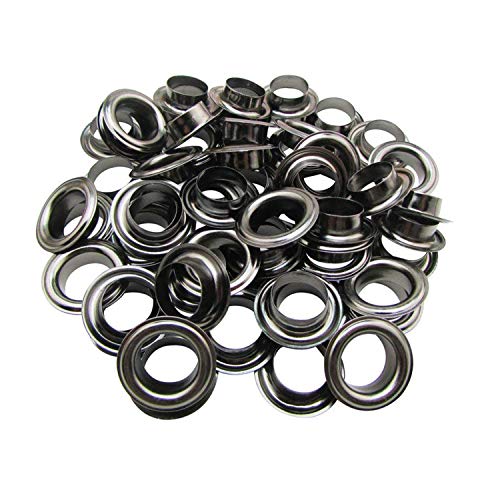 Trimming Shop Gunmetal 20mm Eisentülle mit Unterlegscheiben für Kleidung, Lederarbeiten, Scrapbooking, Kunst und Handwerk, DIY-Projekte, 50 Stück Trimming Shop Gunmetal 20mm Eisentülle mit Unterlegscheiben für Kleidung, Lederarbeiten, Scrapbooking, Kunst und Handwerk, DIY-Projekte, 50 Stück von Trimming Shop