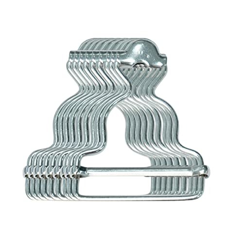 Trimming Shop Latzhose, 45 mm x 30 mm, Metall, Clipverschlüsse für Strapse, Handtaschen, Jacken, Jumpsuits, Gürtel, Kinder-Overall, DIY Kleidung, Metall, Silber, 20pcs Trimming Shop Latzhose, 45 mm x 30 mm, Metall, Clipverschlüsse für Strapse, Handtaschen, Jacken, Jumpsuits, Gürtel, Kinder-Overall, DIY Kleidung, Metall, Silber, 20pcs von Trimming Shop