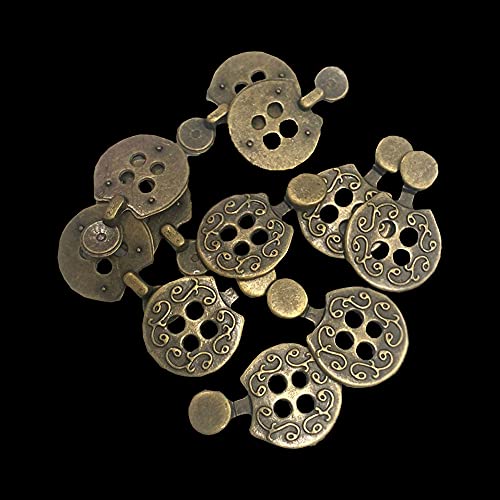 Trimming Shop Metallknöpfe im Vintage-Stil, 4 Löcher, zum Nähen von Kleidung, Basteln, für Kinder, handgefertigte Dekoration, Stricken, DIY-Projekte, 16 mm, Bronze, 20 Stück Trimming Shop Metallknöpfe im Vintage-Stil, 4 Löcher, zum Nähen von Kleidung, Basteln, für Kinder, handgefertigte Dekoration, Stricken, DIY-Projekte, 16 mm, Bronze, 20 Stück von Trimming Shop