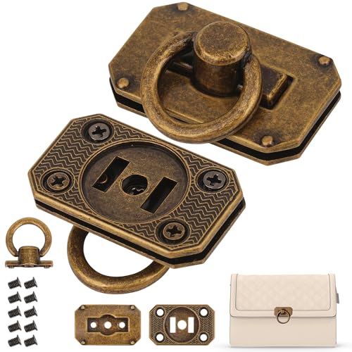 Trimming Shop Rechteckiges Taschenkantenplattengehäuse mit D-Ring-Griff für Magnetverschluss, rechteckiges Schnallengehäuse für Handtaschen, Geldbörsen und Lederwaren, Bronze, 2 Stück Trimming Shop Rechteckiges Taschenkantenplattengehäuse mit D-Ring-Griff für Magnetverschluss, rechteckiges Schnallengehäuse für Handtaschen, Geldbörsen und Lederwaren, Bronze, 2 Stück von Trimming Shop