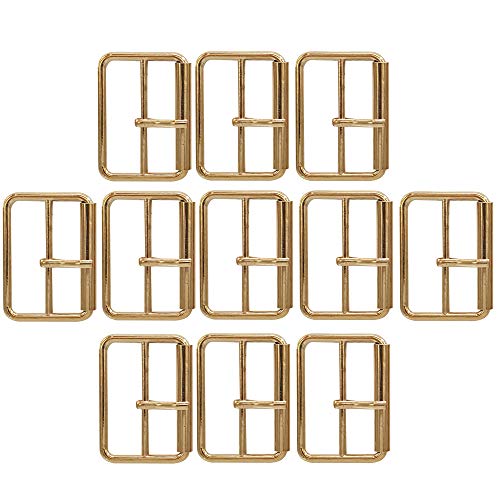 Trimming Shop Rollschnallenriemen aus Metall für Schuhe, Taschen, Gepäck, Rucksack, Bekleidungszubehör, Lederwaren, Gold, 35 mm, 10 Stück Trimming Shop Rollschnallenriemen aus Metall für Schuhe, Taschen, Gepäck, Rucksack, Bekleidungszubehör, Lederwaren, Gold, 35 mm, 10 Stück von Trimming Shop