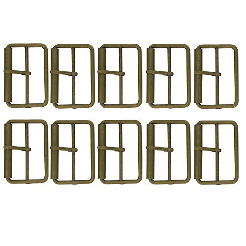 Trimming Shop Schnallenriemen aus Metall für Schuhe, Taschen, Gepäck, Rucksack, Bekleidungszubehör, Lederwaren, Bronze, 45 mm, 2 Stück Trimming Shop Schnallenriemen aus Metall für Schuhe, Taschen, Gepäck, Rucksack, Bekleidungszubehör, Lederwaren, Bronze, 45 mm, 2 Stück von Trimming Shop