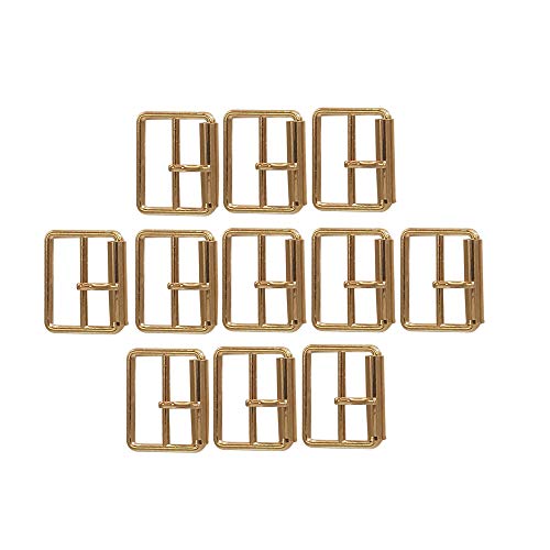 Trimming Shop Schnallenriemen aus Metall für Schuhe, Taschen, Gepäck, Rucksäcke, Kleidungszubehör, Lederwaren, Gold, 25 mm, 20 Stück Trimming Shop Schnallenriemen aus Metall für Schuhe, Taschen, Gepäck, Rucksäcke, Kleidungszubehör, Lederwaren, Gold, 25 mm, 20 Stück von Trimming Shop