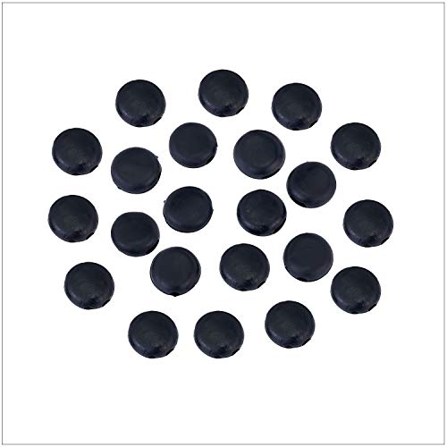 Trimming Shop Silikon-Kordelstopper mit verstellbarem Verschluss, rutschfest und langlebig, für elastische Kordelzug-Ohrseile, zur Herstellung von Gesichtsbedeckung (9,5 mm, schwarz, 50 Stück) von Trimming Shop