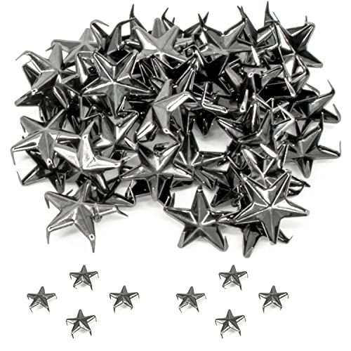 Trimming Shop Stern-Nieten, Krallen-Nieten, Nagelkopf, Punk, dekorative Handpresse, Spikes für DIY, Scrapbooking, Gothic- und Mode-Accessoires, 15 mm, Rotguss, 100 Stück Trimming Shop Stern-Nieten, Krallen-Nieten, Nagelkopf, Punk, dekorative Handpresse, Spikes für DIY, Scrapbooking, Gothic- und Mode-Accessoires, 15 mm, Rotguss, 100 Stück von Trimming Shop