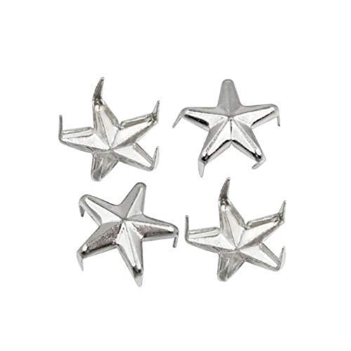 Trimming Shop Stern Ohrstecker Klaue Nieten, Nailhead Punk Dekorativ Handpresse Stacheln für Bastelarbeiten,Scrapbooking,Goth & Mode-Accessoires - Silbern, 20mm Trimming Shop Stern Ohrstecker Klaue Nieten, Nailhead Punk Dekorativ Handpresse Stacheln für Bastelarbeiten,Scrapbooking,Goth & Mode-Accessoires - Silbern, 20mm von Trimming Shop