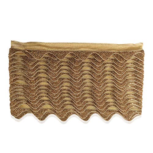 Trimming Shop Vintage Spitze Band - Golden Perlen, 1 Metre Trimming Shop Vintage Spitze Band - Golden Perlen, 1 Metre von Trimming Shop