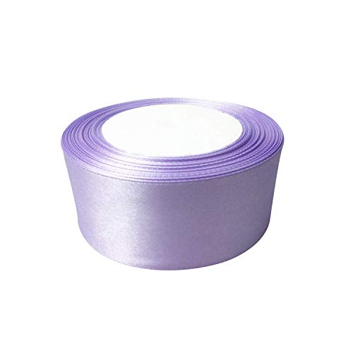 Trimming Shop Vollband, 40 mm x 25 m, doppelseitiges Satinband, bunt, 100% Polyester, zum Verpacken, Dekorieren, Basteln, Maschinenwaschbar, Lilafarben Trimming Shop Vollband, 40 mm x 25 m, doppelseitiges Satinband, bunt, 100% Polyester, zum Verpacken, Dekorieren, Basteln, Maschinenwaschbar, Lilafarben von Trimming Shop
