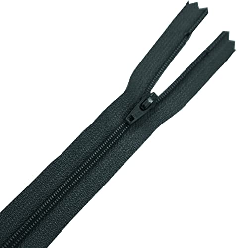 YKK Reißverschluss mit geschlossenem Ende, Nylon, grau, robuster Nähreißverschluss, Metallzähne für DIY Nähen von Röcken, Gepäck, Hosen, Taschen, Geldbörsen, Kleidern, Basteln, 18 cm, 1 Stück YKK Reißverschluss mit geschlossenem Ende, Nylon, grau, robuster Nähreißverschluss, Metallzähne für DIY Nähen von Röcken, Gepäck, Hosen, Taschen, Geldbörsen, Kleidern, Basteln, 18 cm, 1 Stück von Trimming Shop